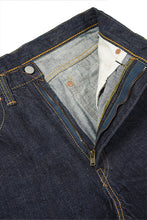 Load image into Gallery viewer, FULLCOUNT 0107W MONROE Wide Straight Jeans / 13.7oz Zimbabwe Selvedge Denim (INDIGO BLUE / ONE WASHED)
