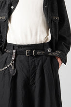 Load image into Gallery viewer, FULLCOUNT × HTC Flower Studs Belt by Zip Stevenson (BLACK)