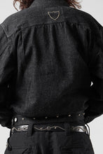 Load image into Gallery viewer, FULLCOUNT × HTC Type-2  Super Smooth Jean Jacket On Studs by Zip Stevenson (BLACK)