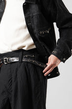 Load image into Gallery viewer, FULLCOUNT × HTC Flower Studs Belt by Zip Stevenson (BLACK)