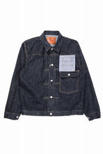 Load image into Gallery viewer, FULLCOUNT 2107XXW Type-1 Jean Jacket / 15.5oz Zimbabwe Selvedge Denim (INDIGO BLUE / ONE WASHED)