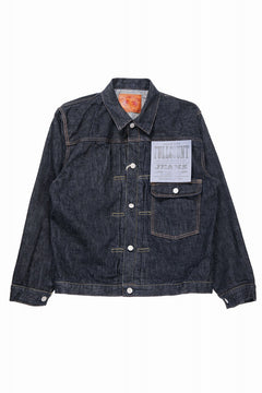 Load image into Gallery viewer, FULLCOUNT 2107XXW Type-1 Jean Jacket / 15.5oz Zimbabwe Selvedge Denim (INDIGO BLUE / ONE WASHED)