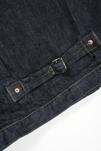 Load image into Gallery viewer, FULLCOUNT 2107XXW Type-1 Jean Jacket / 15.5oz Zimbabwe Selvedge Denim (INDIGO BLUE / ONE WASHED)