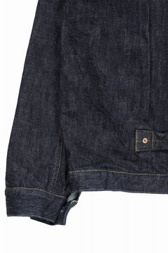 Load image into Gallery viewer, FULLCOUNT 2107XXW Type-1 Jean Jacket / 15.5oz Zimbabwe Selvedge Denim (INDIGO BLUE / ONE WASHED)