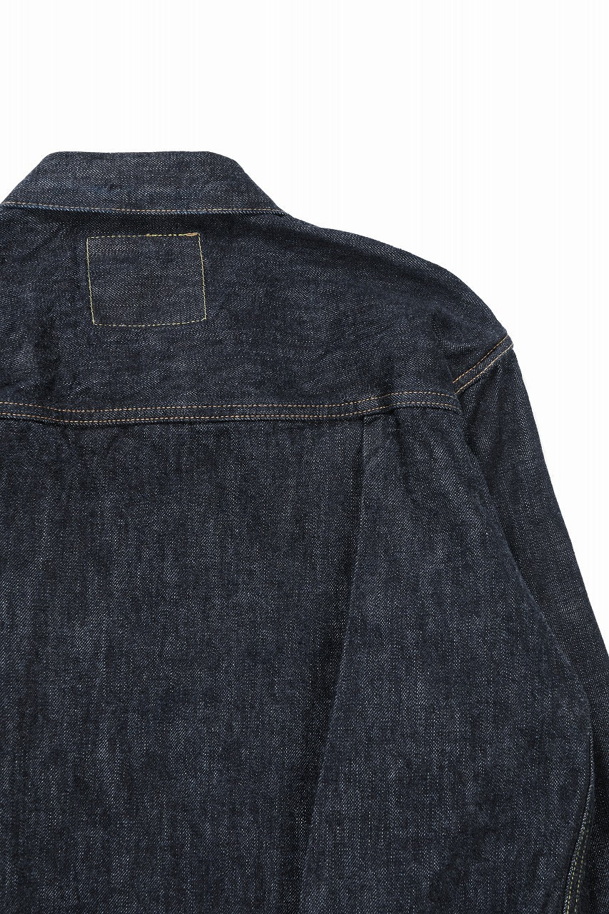Load image into Gallery viewer, FULLCOUNT 2107XXW Type-1 Jean Jacket / 15.5oz Zimbabwe Selvedge Denim (INDIGO BLUE / ONE WASHED)