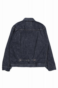 Load image into Gallery viewer, FULLCOUNT 2107XXW Type-1 Jean Jacket / 15.5oz Zimbabwe Selvedge Denim (INDIGO BLUE / ONE WASHED)