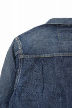 Load image into Gallery viewer, FULLCOUNT "Fear Of The Dark" Type-1 Jean Jacket / 15.5oz Zimbabwe Selvedge Denim (INDIGO BLUE)
