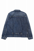 Load image into Gallery viewer, FULLCOUNT "Fear Of The Dark" Type-1 Jean Jacket / 15.5oz Zimbabwe Selvedge Denim (INDIGO BLUE)