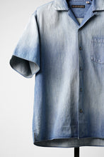 画像をギャラリービューアに読み込む, FULLCOUNT 4100HW-2 Denim Open Collar S/S Shirt (Indigo Blue)