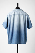 画像をギャラリービューアに読み込む, FULLCOUNT 4100HW-2 Denim Open Collar S/S Shirt (Indigo Blue)