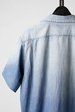 画像をギャラリービューアに読み込む, FULLCOUNT 4100HW-2 Denim Open Collar S/S Shirt (Indigo Blue)