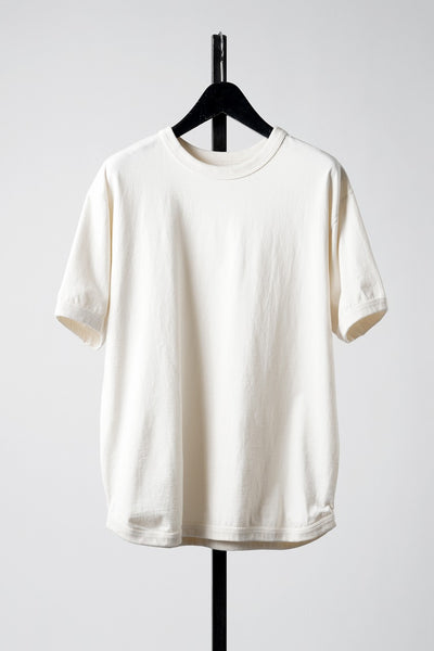 FULLCOUNT FLAT SEAM HEAVY WEIGHT T SHIRT / ORIGINAL 30/2 TIGHT TENSION JERSEY (ECRU)