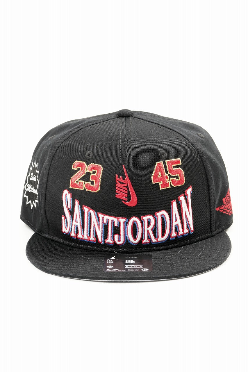 画像をギャラリービューアに読み込む, SAINT Mxxxxxx × JORDAN BRAND / U J PRO CAP S FB STM (BLACK)
