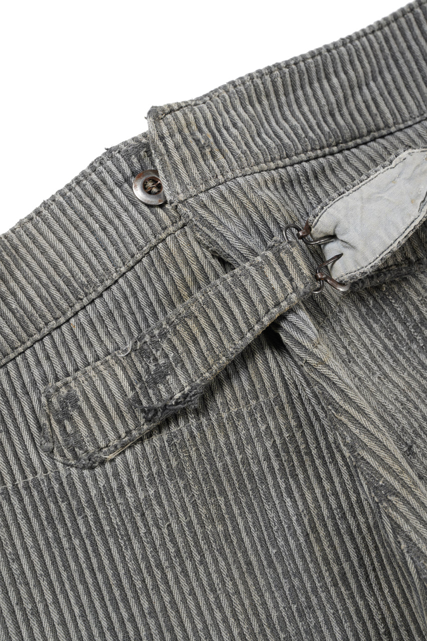 VINTAGE SELECT - 20's FRENCH MOLESKIN WORK TROUSERS