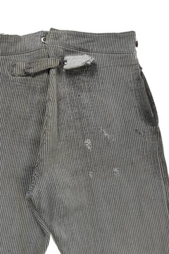 Load image into Gallery viewer, VINTAGE SELECT - 20&#39;s FRENCH MOLESKIN WORK TROUSERS