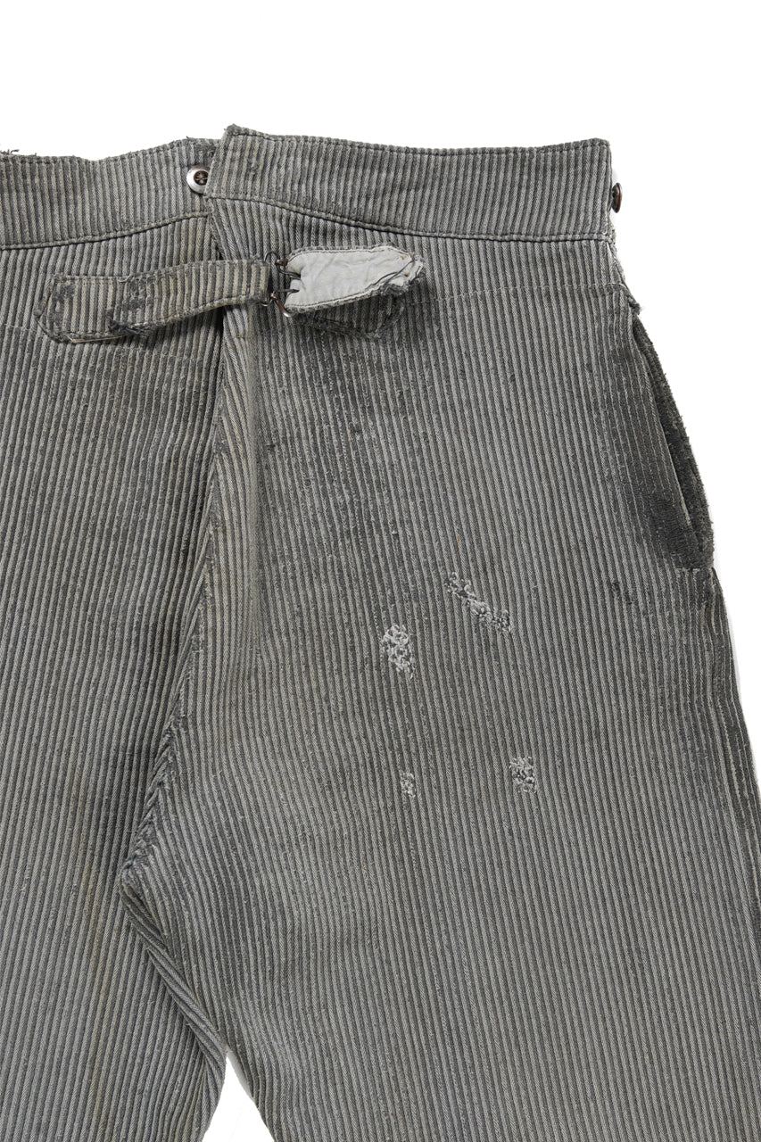 Load image into Gallery viewer, VINTAGE SELECT - 20&#39;s FRENCH MOLESKIN WORK TROUSERS