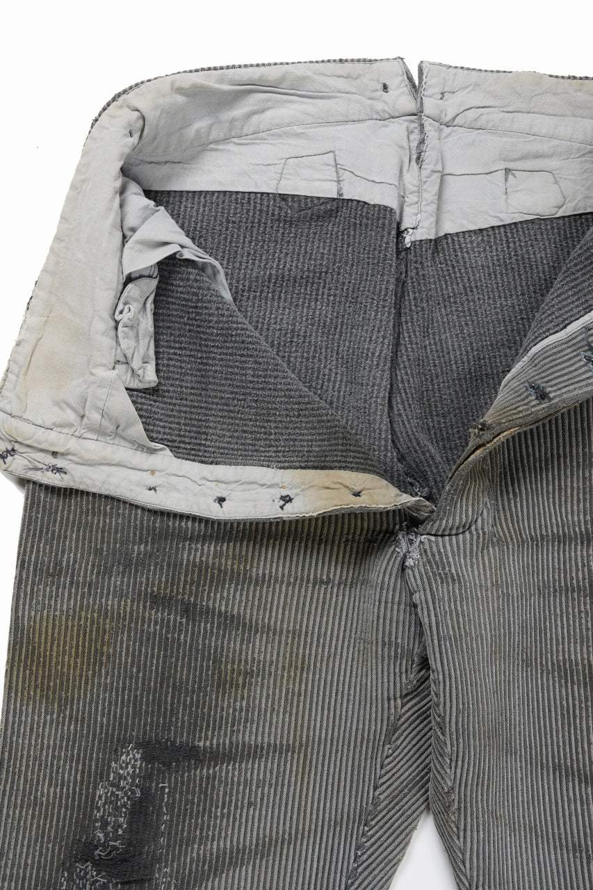 VINTAGE SELECT - 20's FRENCH MOLESKIN WORK TROUSERS