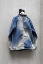 画像をギャラリービューアに読み込む, FULLCOUNT x N/07 exclusive COVER ALL JACKET / 10.5oz Zimbabwe Denim (INDIGO BLUE / EFFECTED)