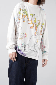 画像をギャラリービューアに読み込む, SAINT Mxxxxxx × Coco Star Sims COCO LS T-SHIRT (WHITE)