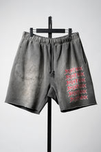 Load image into Gallery viewer, SAINT Mxxxxxx SWEAT SHORTS / SAINT MXX (CHARCOAL)