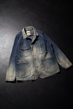 画像をギャラリービューアに読み込む, FULLCOUNT x N/07 exclusive COVER ALL JACKET / 10.5oz Zimbabwe Denim (INDIGO BLUE / EFFECTED)