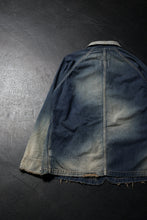 画像をギャラリービューアに読み込む, FULLCOUNT x N/07 exclusive COVER ALL JACKET / 10.5oz Zimbabwe Denim (INDIGO BLUE / EFFECTED)