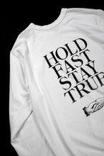 画像をギャラリービューアに読み込む, FULLCOUNT x Stephen Kenny HOLD FAST STAY TRUE L/S T SHIRT / ORIGINAL 30/2 TIGH TENSION JERSEY (WHITE)