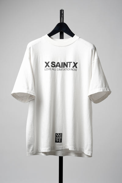 SAINT Mxxxxxx SS TEE / X SAINT X (WHITE)