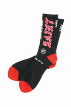 画像をギャラリービューアに読み込む, SAINT Mxxxxxx SOCKS / SAINT (BLACK+RED)