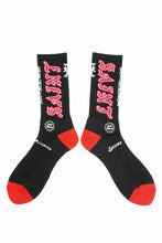 画像をギャラリービューアに読み込む, SAINT Mxxxxxx SOCKS / SAINT (BLACK+RED)
