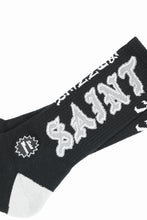 Load image into Gallery viewer, SAINT Mxxxxxx SOCKS / SAINT (BLACK+GREY)