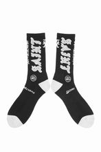 Load image into Gallery viewer, SAINT Mxxxxxx SOCKS / SAINT (BLACK+GREY)