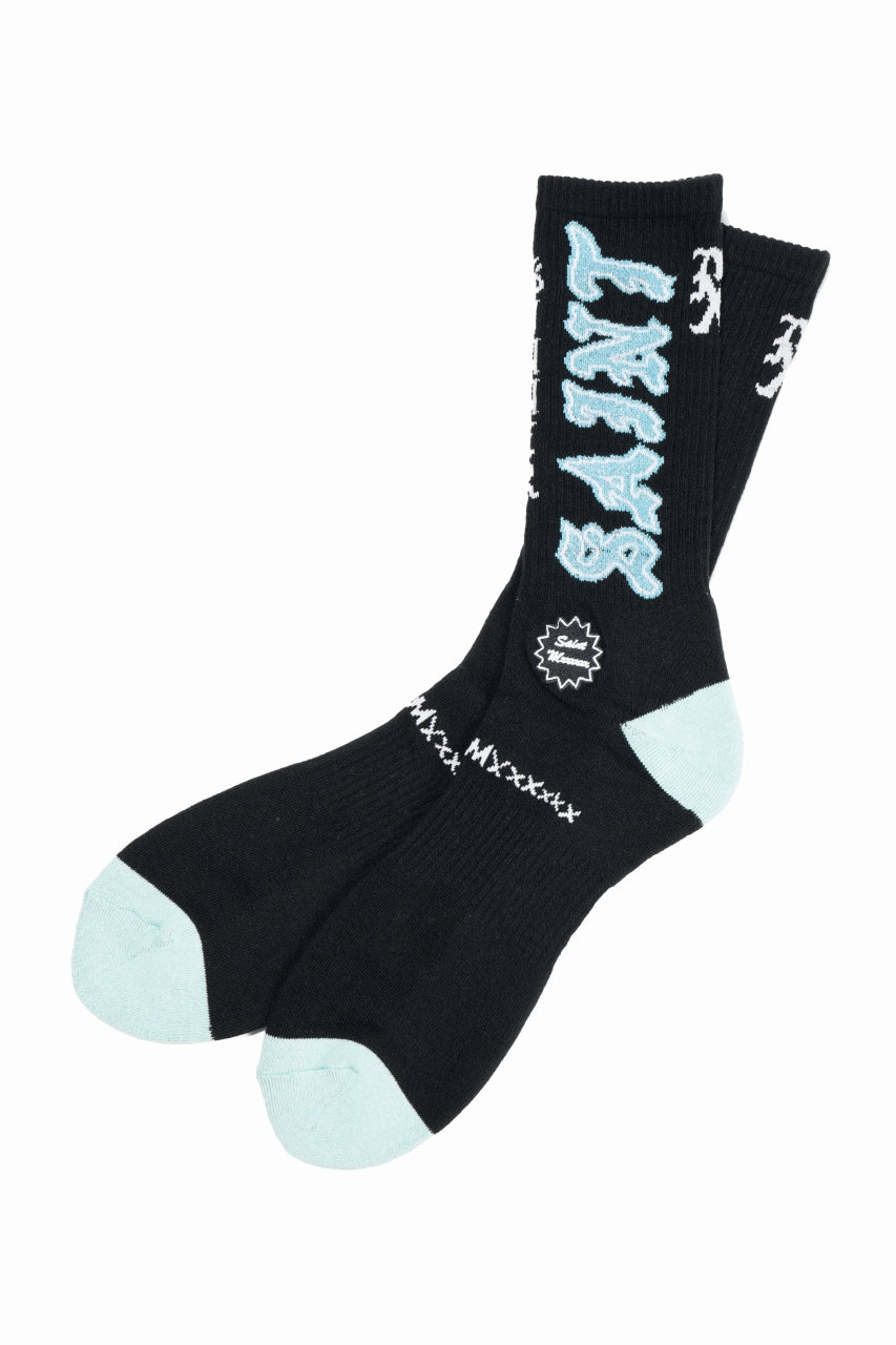 画像をギャラリービューアに読み込む, SAINT Mxxxxxx SOCKS / SAINT (BLACK+BLUE)
