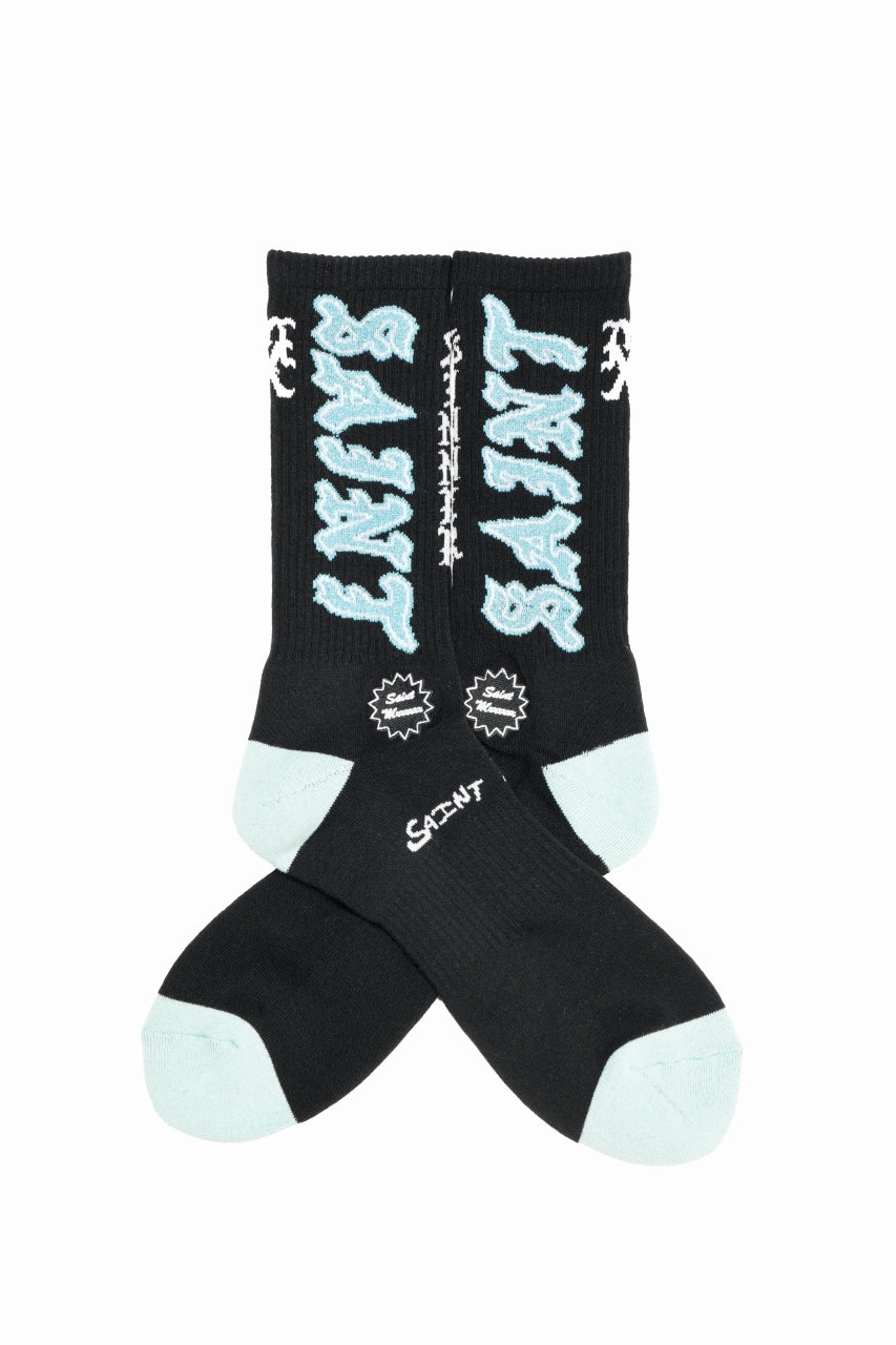 画像をギャラリービューアに読み込む, SAINT Mxxxxxx SOCKS / SAINT (BLACK+BLUE)