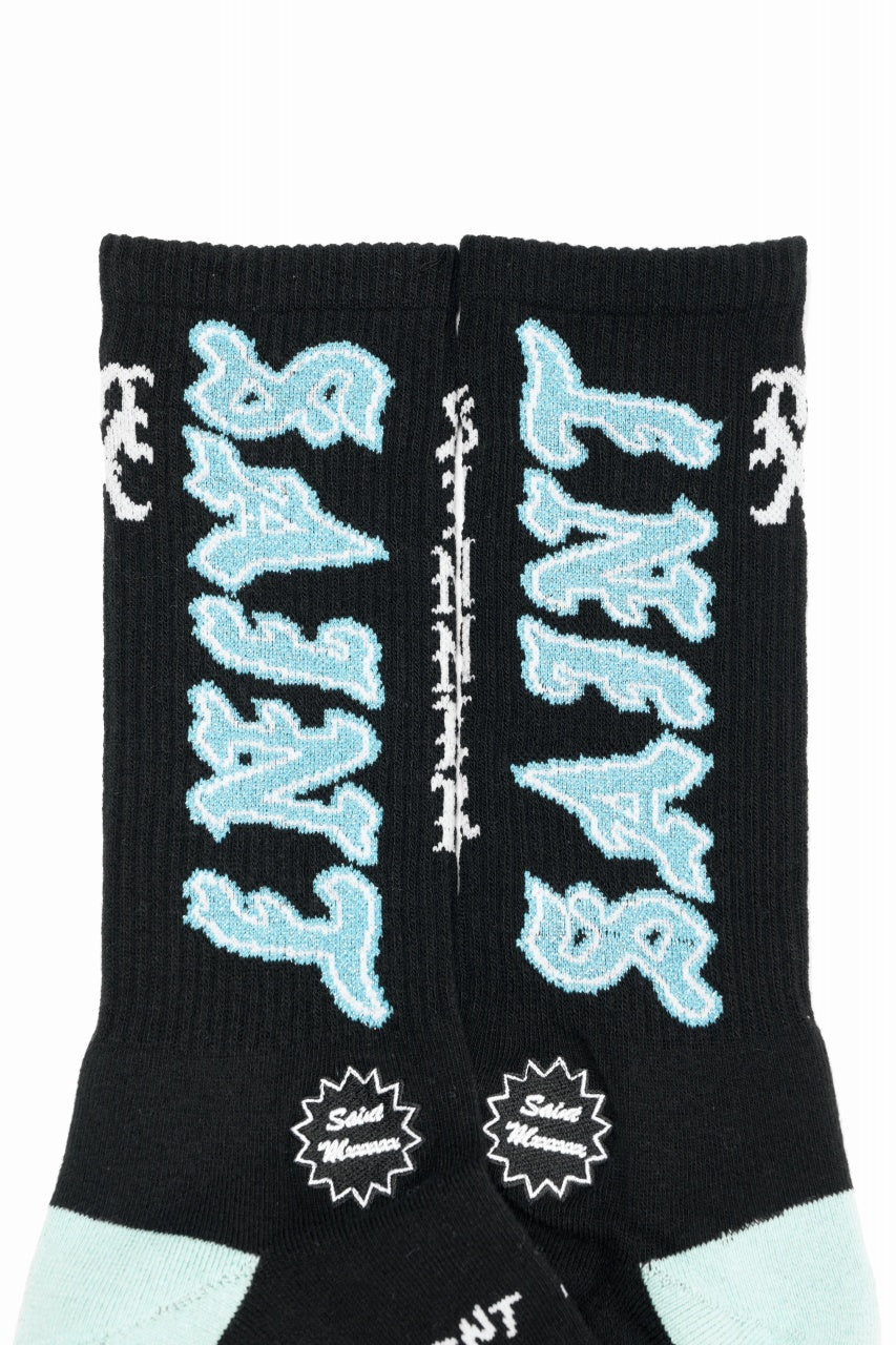 画像をギャラリービューアに読み込む, SAINT Mxxxxxx SOCKS / SAINT (BLACK+BLUE)