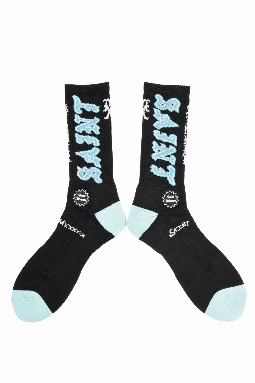 画像をギャラリービューアに読み込む, SAINT Mxxxxxx SOCKS / SAINT (BLACK+BLUE)