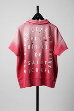 Load image into Gallery viewer, SAINT Mxxxxxx SS HALF ZIP SWEAT / SAINT (RED)