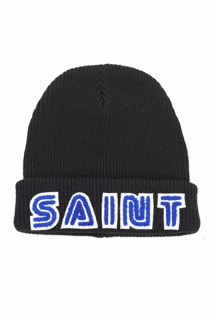 画像をギャラリービューアに読み込む, SAINT Mxxxxxx x SEGA SG_KNIT CAP / SAINT SEGA (BLACK)