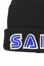 画像をギャラリービューアに読み込む, SAINT Mxxxxxx x SEGA SG_KNIT CAP / SAINT SEGA (BLACK)
