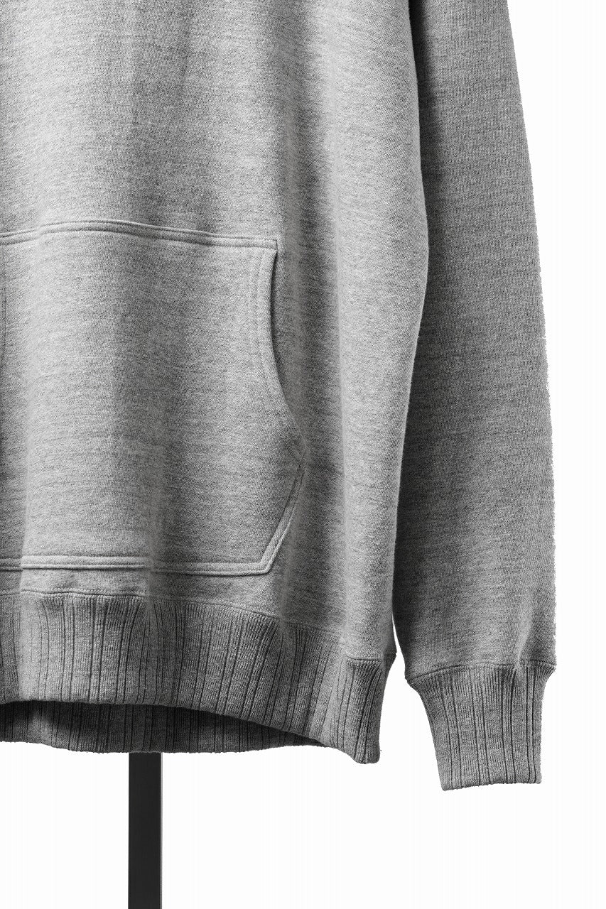 画像をギャラリービューアに読み込む, FULLCOUNT 3745 AFTER HOOD SWEAT SHIRT MOTHER COTTON (HEATHER GRAY)