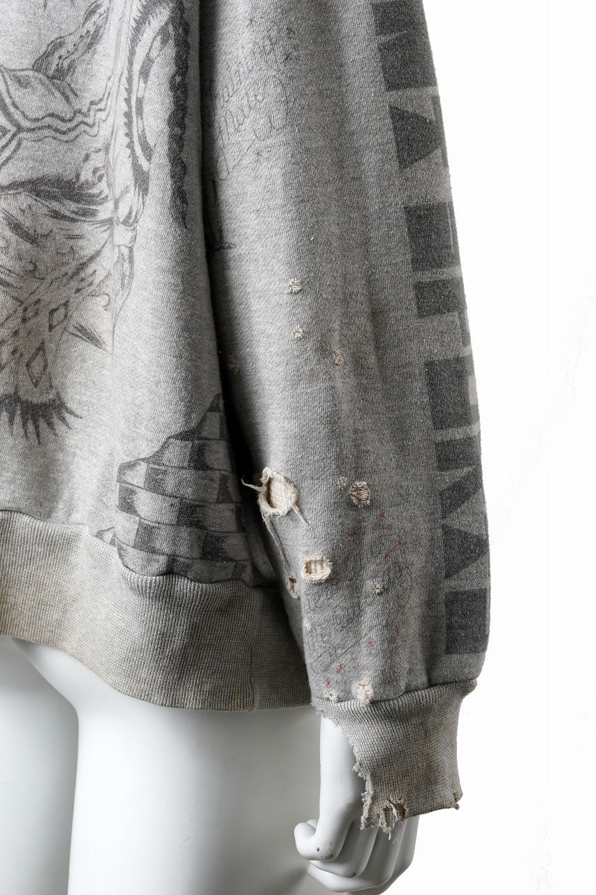 画像をギャラリービューアに読み込む, SAINT Mxxxxxx × Alexis Ross HOODIE / DRAWING (GRAY)