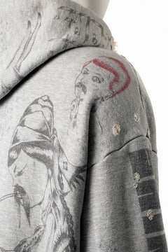 画像をギャラリービューアに読み込む, SAINT Mxxxxxx × Alexis Ross HOODIE / DRAWING (GRAY)