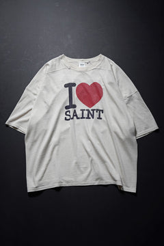 画像をギャラリービューアに読み込む, SAINT Mxxxxxx SS T-SHIRT / FOOTBALL (WHITE)