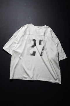 画像をギャラリービューアに読み込む, SAINT Mxxxxxx SS T-SHIRT / FOOTBALL (WHITE)