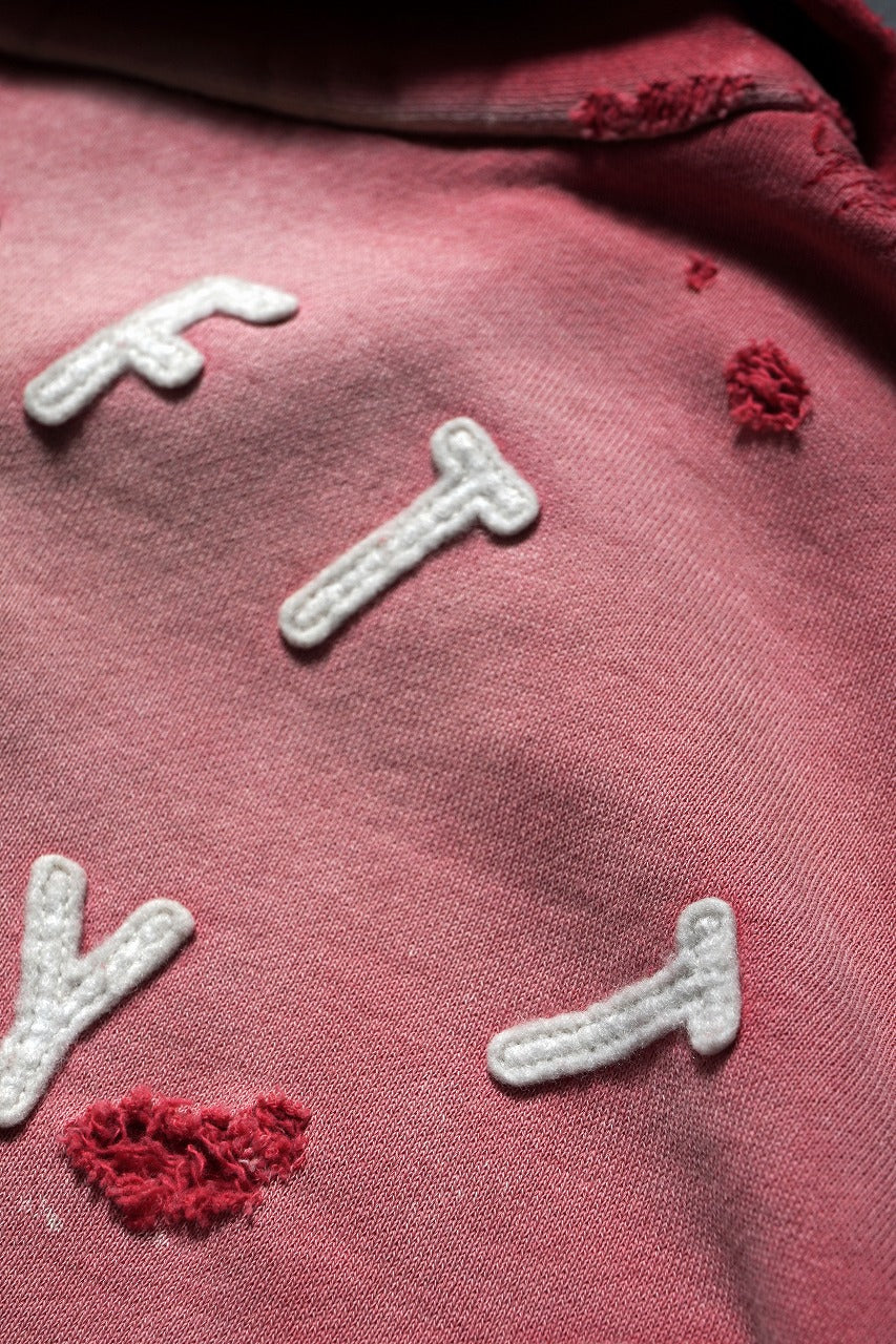 Load image into Gallery viewer, SAINT Mxxxxxx SS HALF ZIP SWEAT / SAINT (RED)