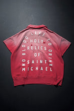 Load image into Gallery viewer, SAINT Mxxxxxx SS HALF ZIP SWEAT / SAINT (RED)