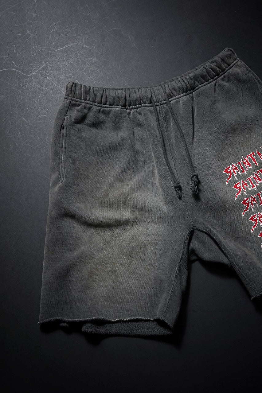 Load image into Gallery viewer, SAINT Mxxxxxx SWEAT SHORTS / SAINT MXX (CHARCOAL)