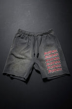 Load image into Gallery viewer, SAINT Mxxxxxx SWEAT SHORTS / SAINT MXX (CHARCOAL)
