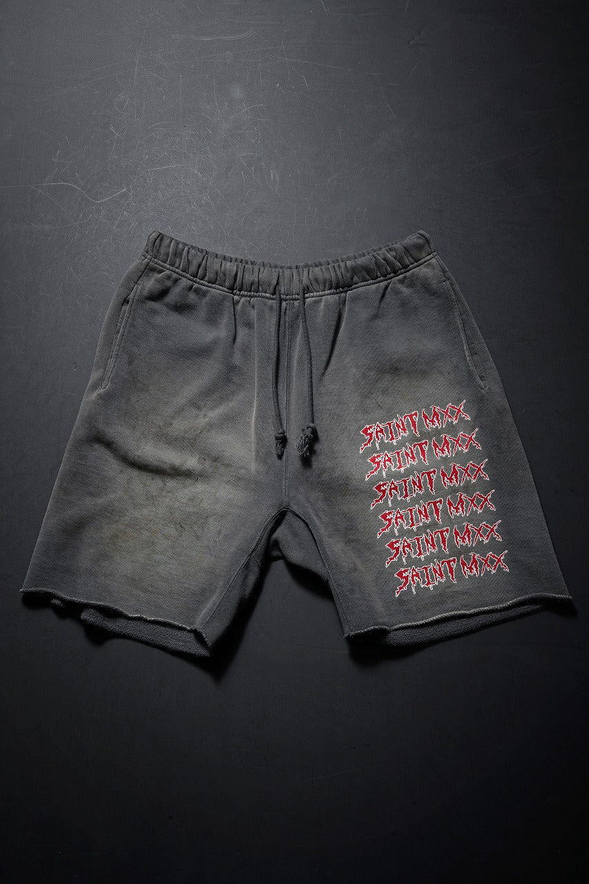 Load image into Gallery viewer, SAINT Mxxxxxx SWEAT SHORTS / SAINT MXX (CHARCOAL)