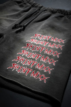 Load image into Gallery viewer, SAINT Mxxxxxx SWEAT SHORTS / SAINT MXX (CHARCOAL)